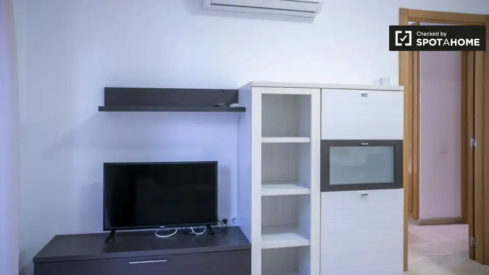 Sala d'estar de Pis de lloguer en Valencia amb Aire condicionat, Calefacció i Moblat