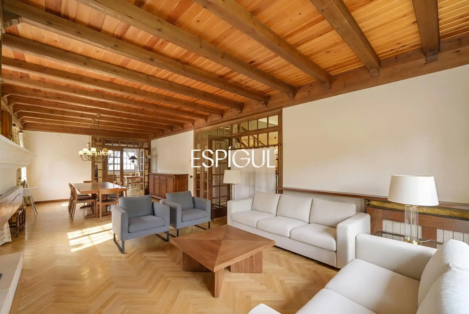 Sala d'estar de Casa o xalet en venda en Dosrius amb Calefacció, Jardí privat i Terrassa