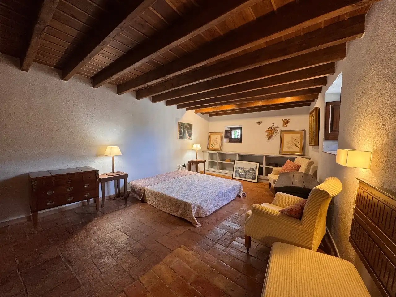 Bedroom of Country homes for sale in Viladamat  with Private garden, Terrace and Swimming Pool