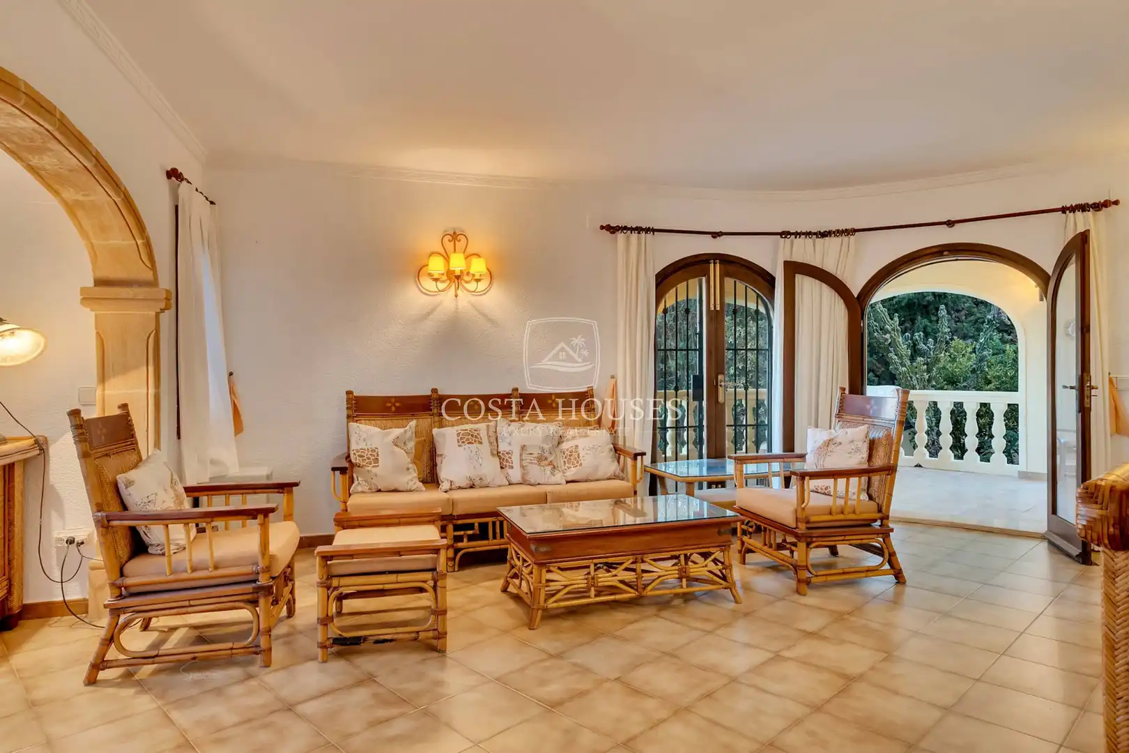 Living room of Houses for sale in Jávea / Xàbia  with Air Conditioner, Private garden and Terrace
