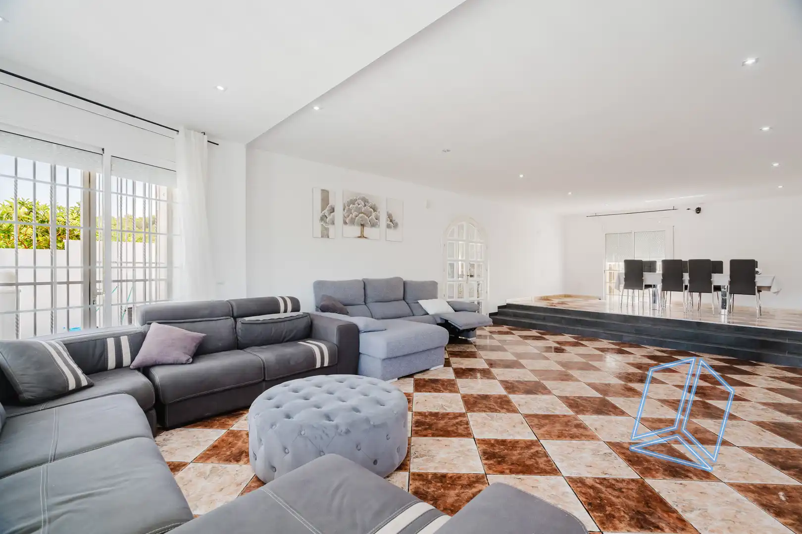 Sala de estar de Casa o chalet en venta en Canyelles con Piscina y Balcón