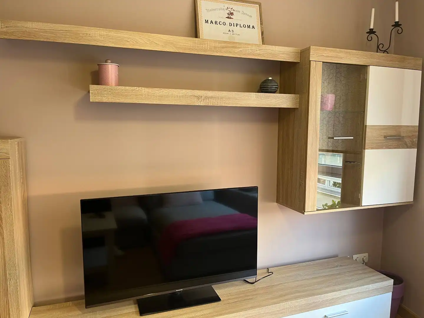 Wohnzimmer von Wohnung zur Miete in Santiago de Compostela  mit Heizung und Möbliert