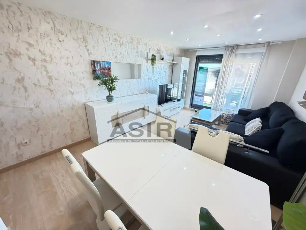 Sala de estar de Piso en venta en Alzira con Terraza