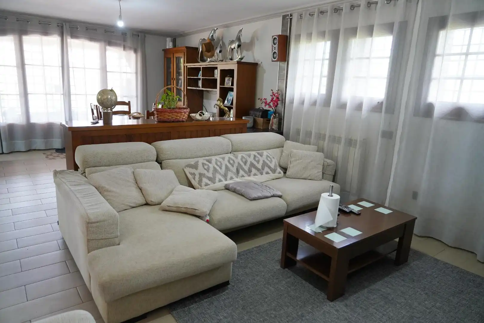 Wohnzimmer von Country house zum Verkauf in Granollers mit Klimaanlage, Privatgarten und Terrasse