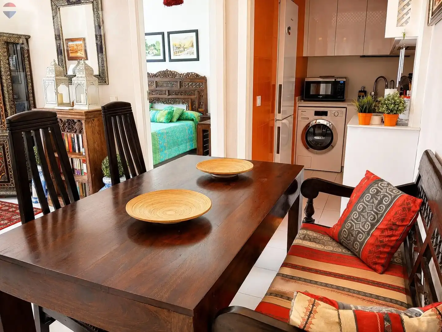 Comedor de Apartamento en venta en Dénia con Aire acondicionado, Jardín privado y Terraza