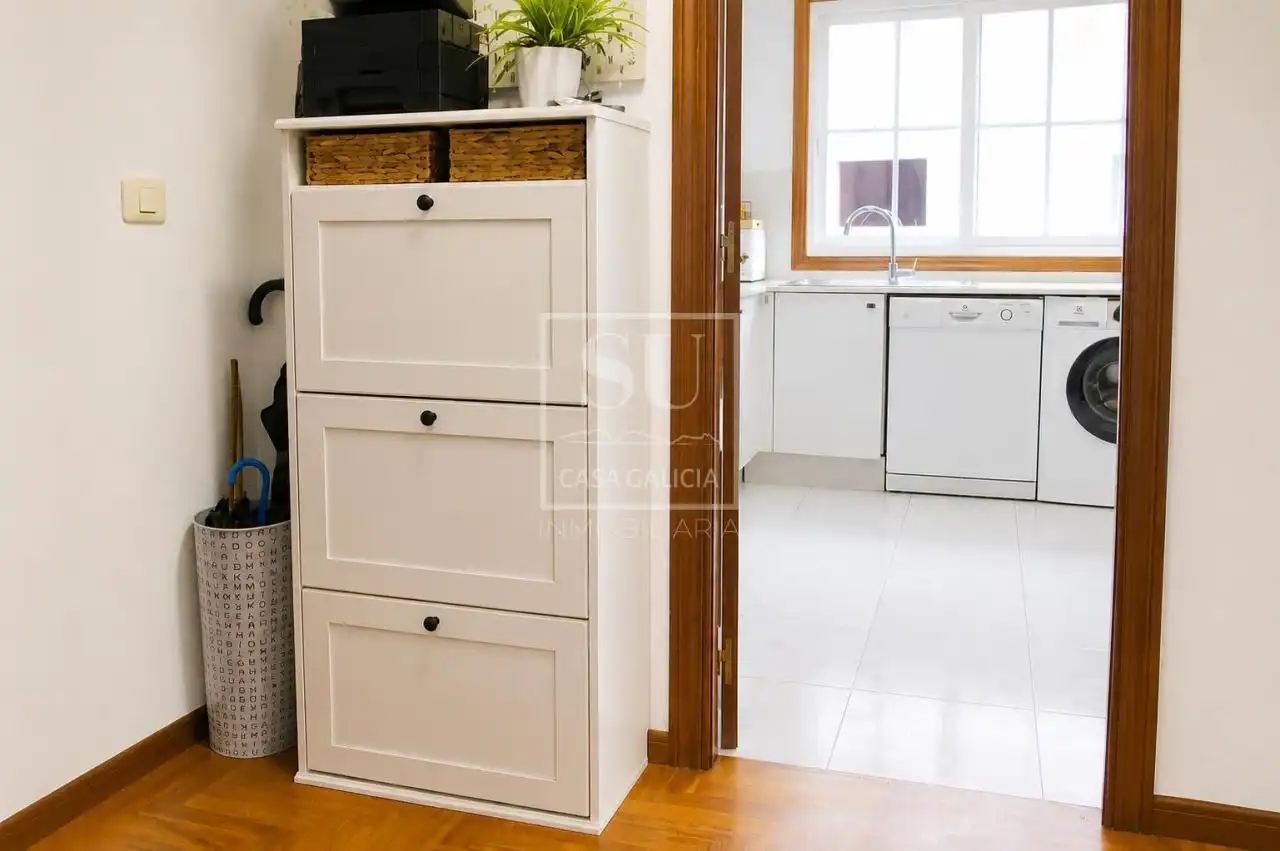 Bedroom of Flat for sale in Nigrán  with Heating, Parquet flooring and Storage room