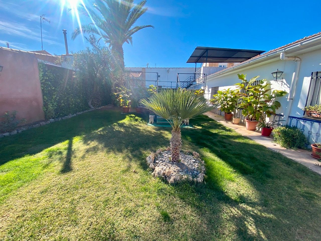 Garden of Single-family semi-detached for sale in Malagón  with Air Conditioner, Heating and Private garden