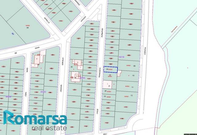 Terreno residencial en Venta en Francisco Zurbaran, 24 en Mojados