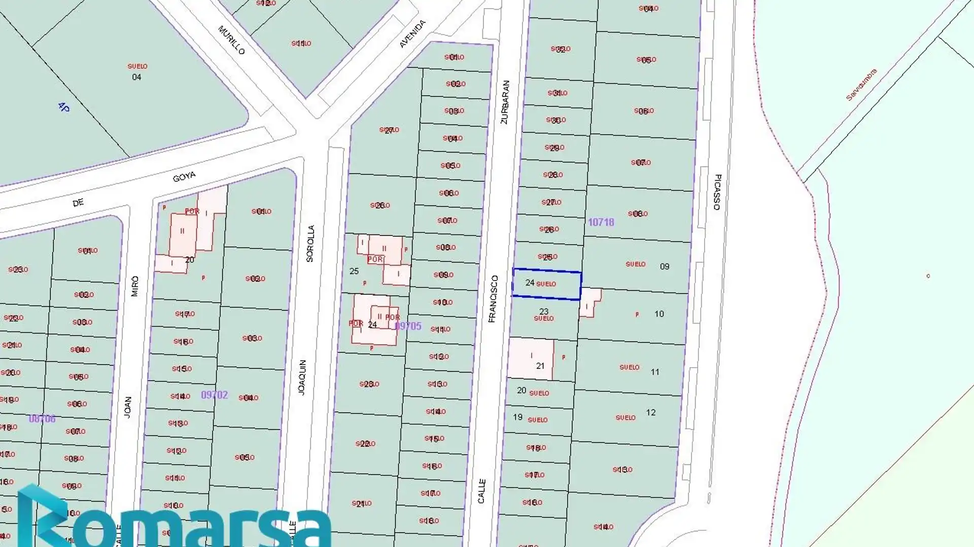 Residencial en venta en Francisco Zurbaran, 24