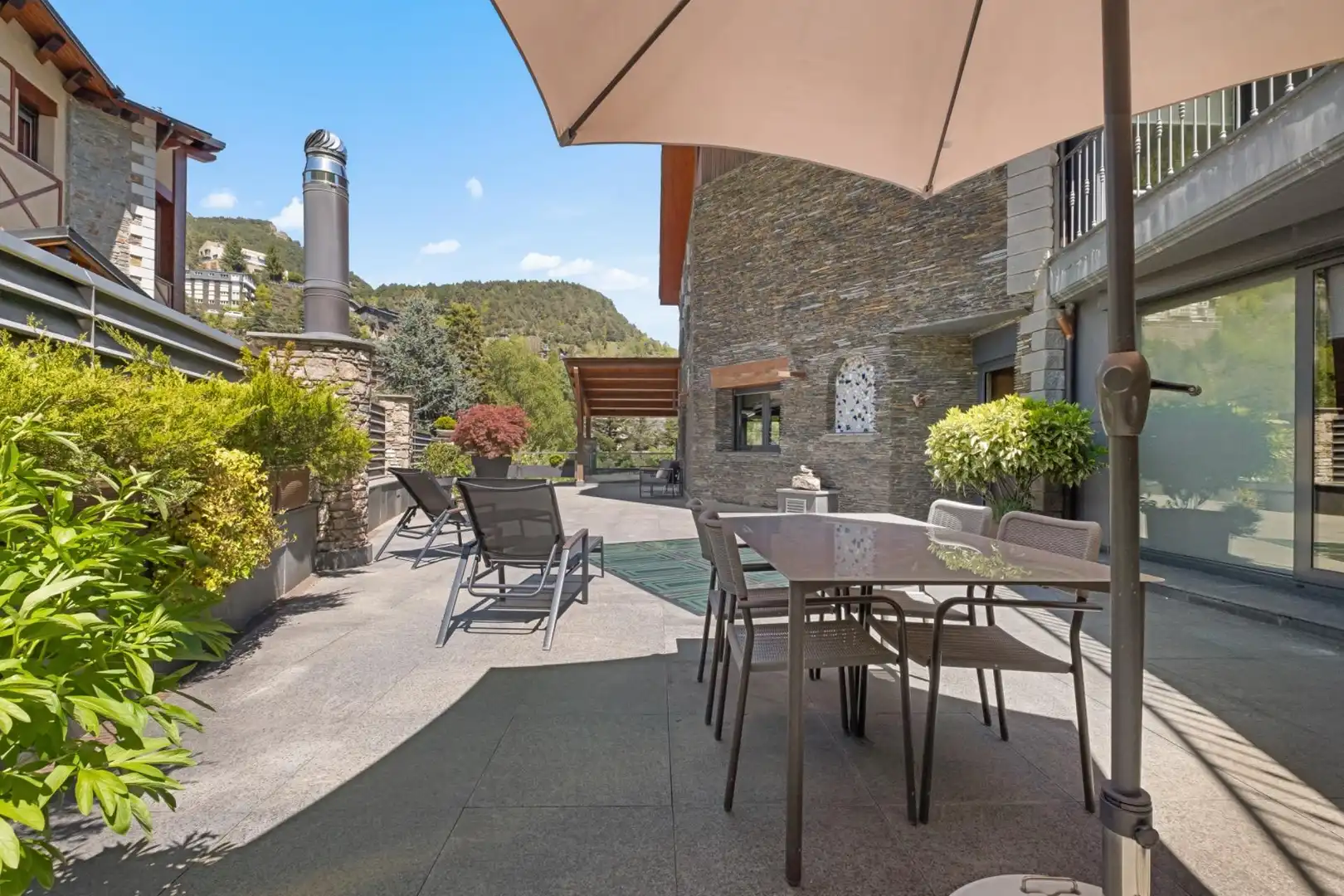 Terraza de Casa o chalet en venta en La Massana con Jardín privado, Parquet y Terraza