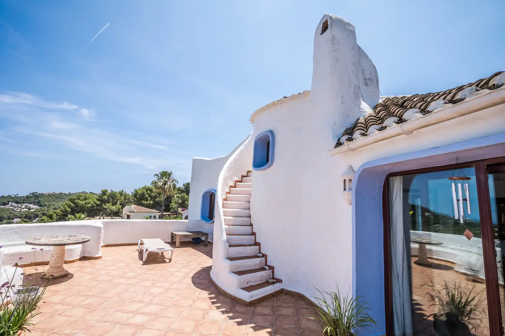 Vista exterior de Casa o chalet en venta en Jávea / Xàbia con Aire acondicionado, Calefacción y Jardín privado