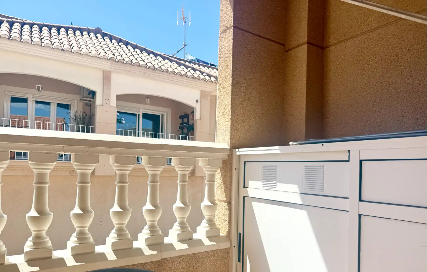 Balcony of Detached homes for sale in Roquetas de Mar  with Furnished