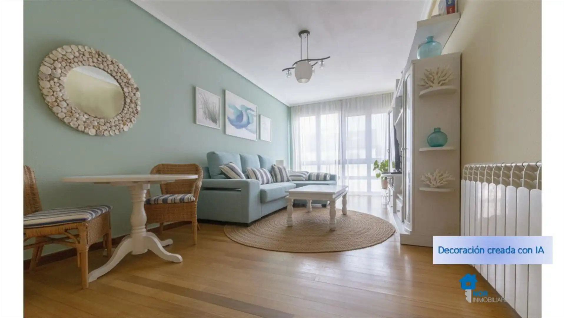 Sala de estar de Piso en venta en Escalante con Terraza y Amueblado