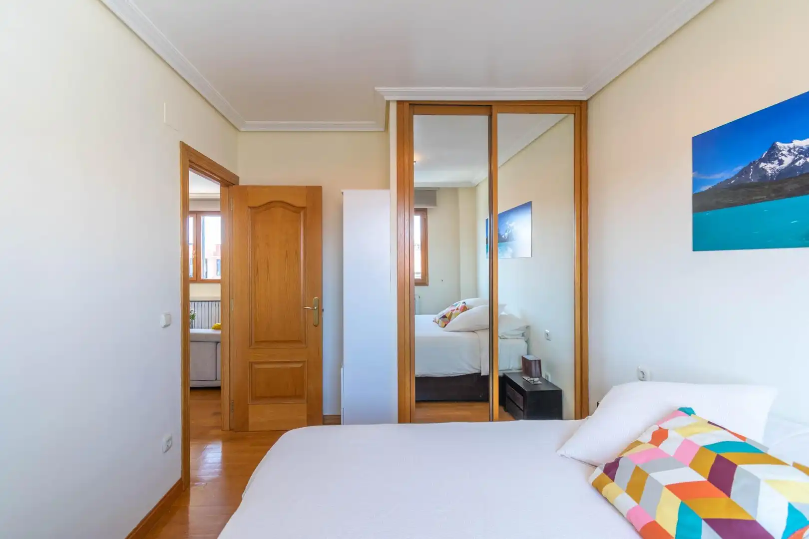 Bedroom of Attic for sale in  Pamplona / Iruña  with Heating, Terrace and Storage room