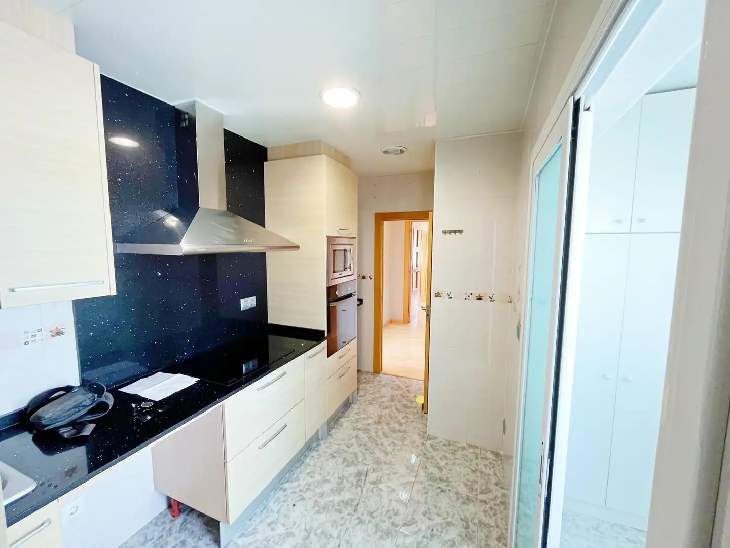 Kitchen of Flat for sale in Sabadell  with Heating and Balcony