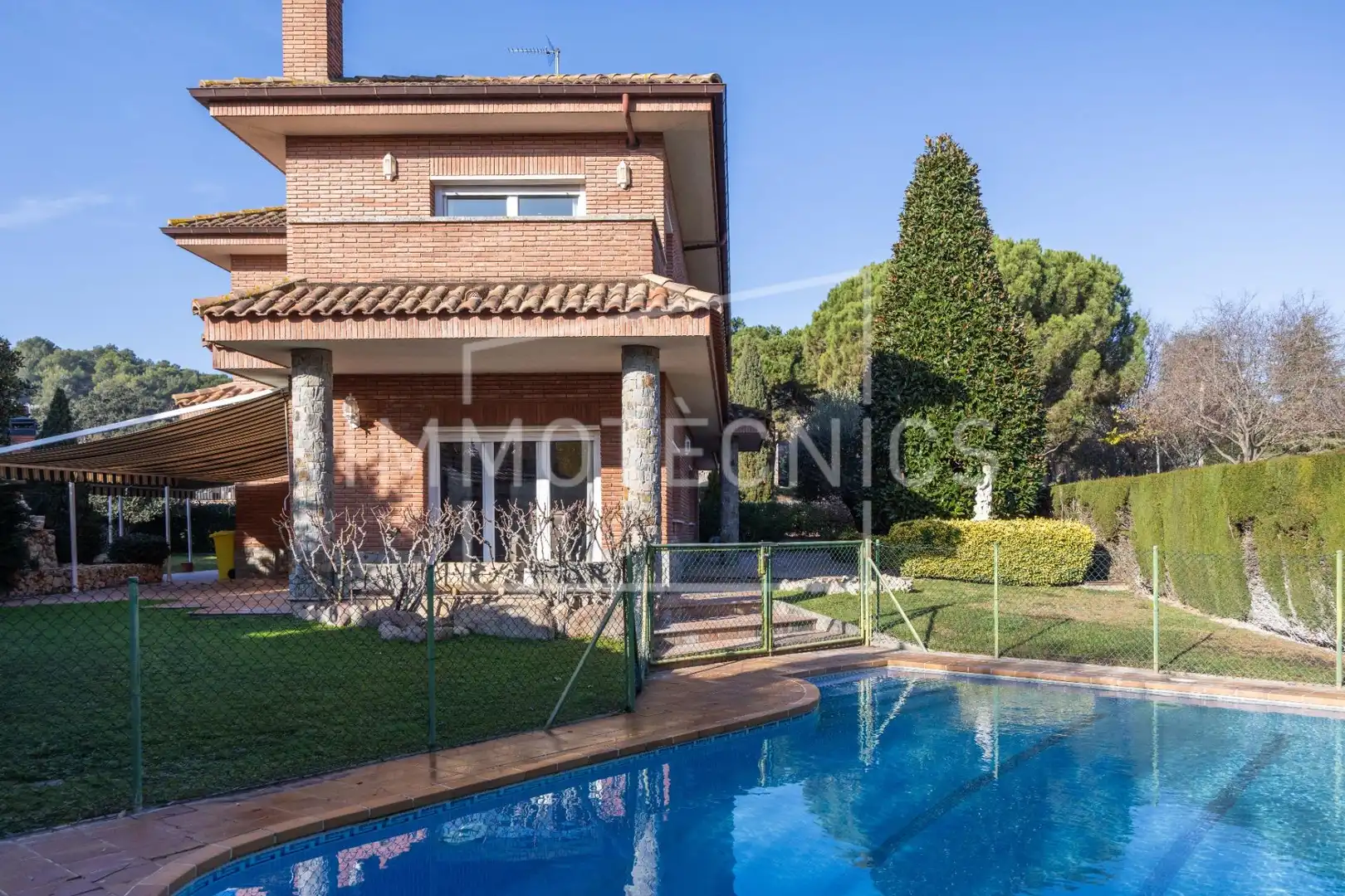 Vista exterior de Casa o chalet en venta en Cardedeu con Jardín privado, Terraza y Piscina