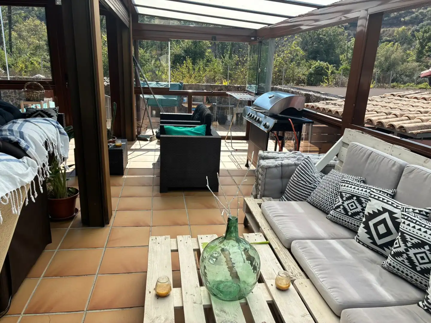 Terraza de Finca rústica en venta en Cabezuela del Valle con Calefacción, Jardín privado y Terraza