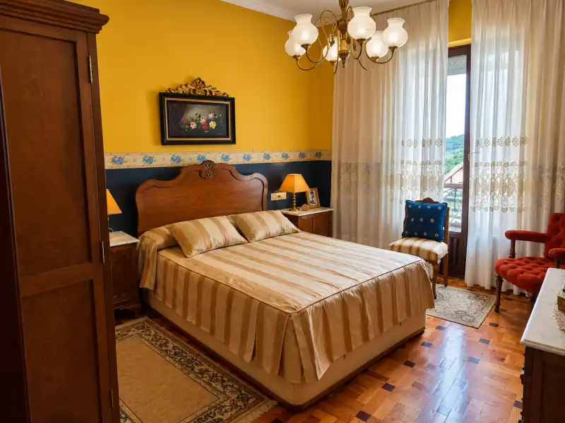 Bedroom of Flat for sale in Muros de Nalón  with Furnished
