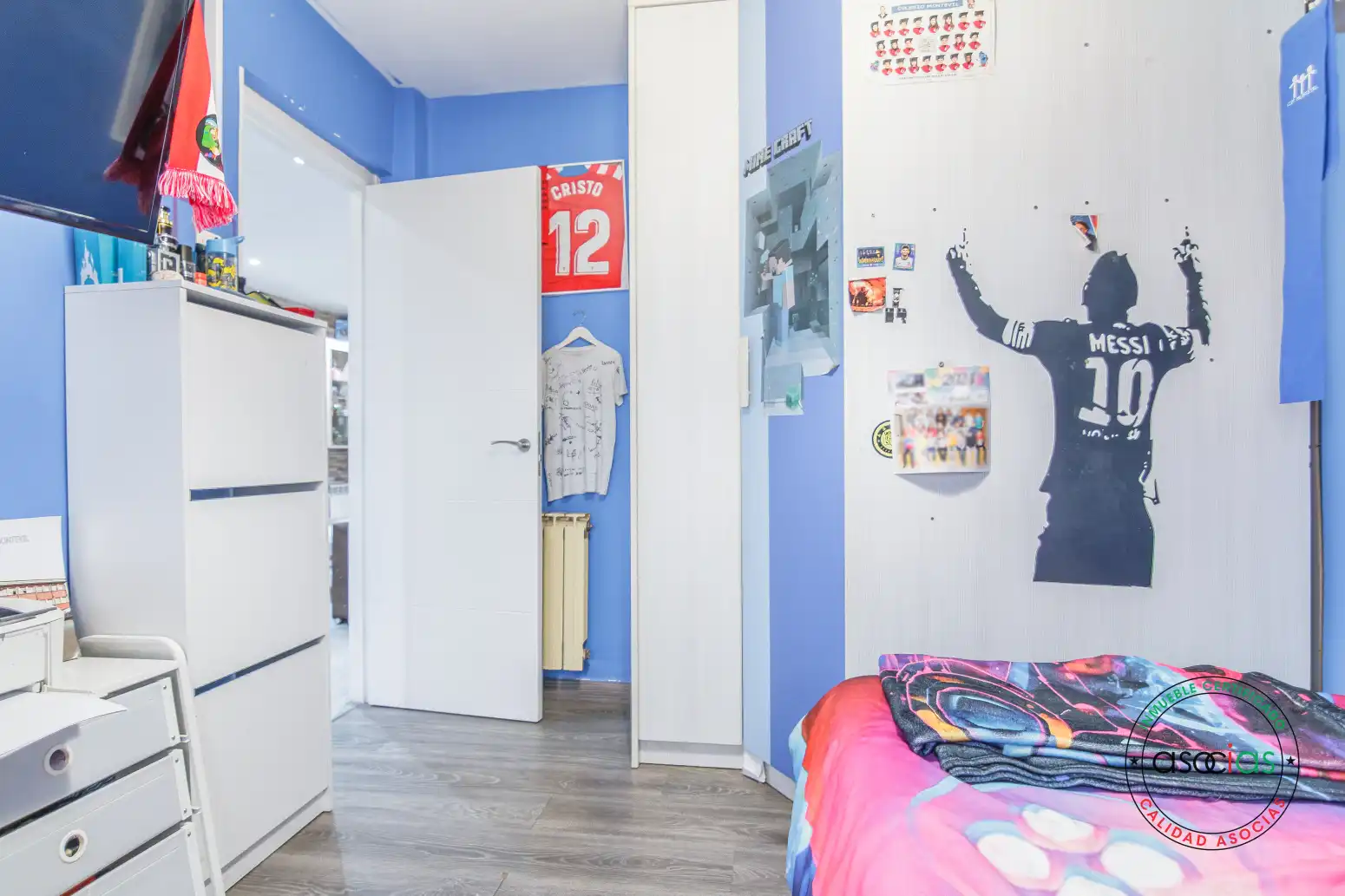 Habitación de Casa adosada en venta en Gijón  con Calefacción, Jardín privado y Parquet