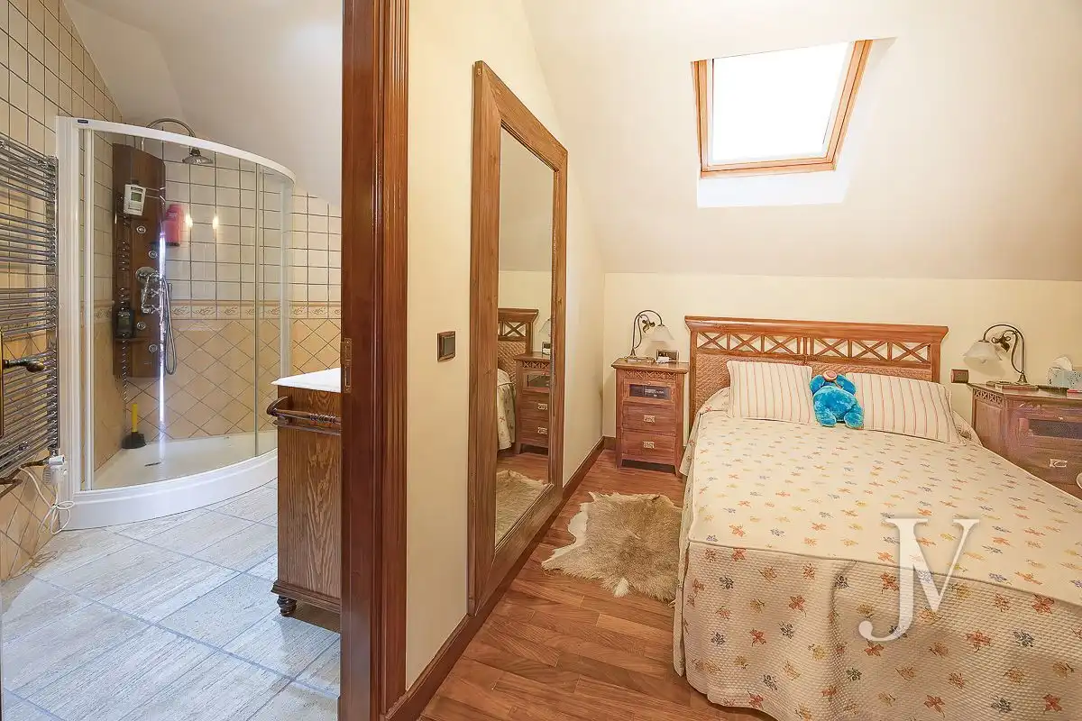 Habitación de Casa o chalet en venta en El Casar con Aire acondicionado, Calefacción y Jardín privado