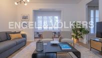 Living room of Apartment to rent in  Barcelona Capital  with Air Conditioner and Balcony