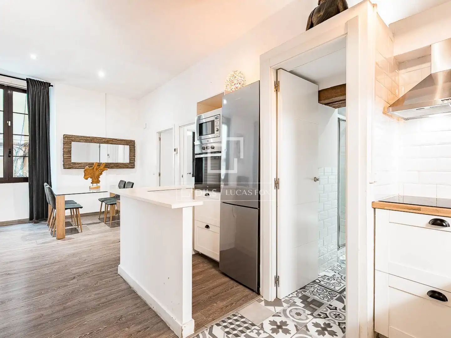 Cocina de Piso en venta en Barcelona con Aire acondicionado, Parquet y Amueblado