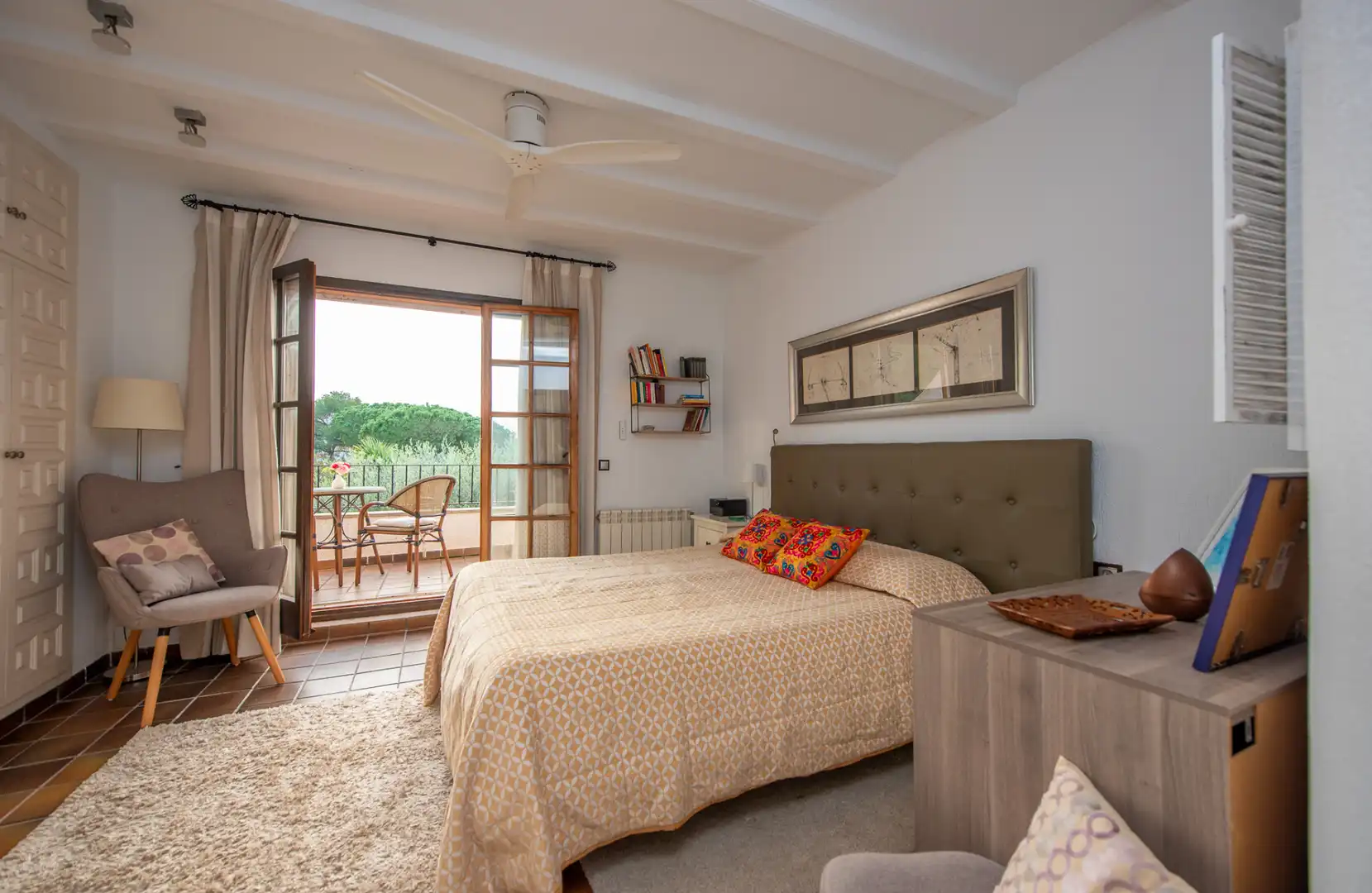 Habitación de Casa adosada de alquiler en Castell d'Aro, Platja d'Aro i s'Agaró con Calefacción, Jardín privado y Amueblado
