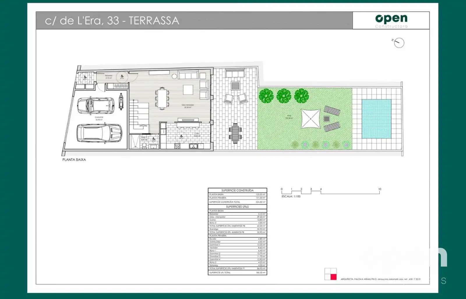 Adossat amb jardí en venda a de l'Era 33, imagen 2