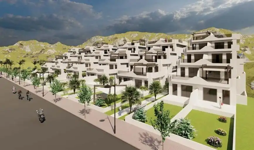 Vista exterior de Apartamento en venta en Mutxamel con Aire acondicionado, Calefacción y Terraza