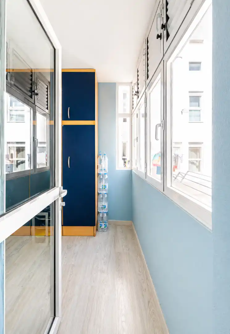 Terrasse von Wohnung zur untervermieten in Las Palmas de Gran Canaria mit Möbliert, Ofen und Waschmaschine