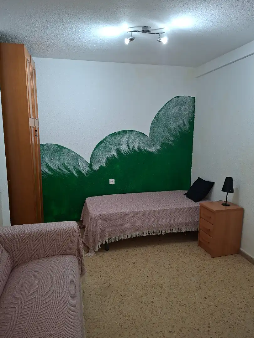 Bedroom of Flat for rent in Valencia  with Air Conditioner, Furnished and Oven