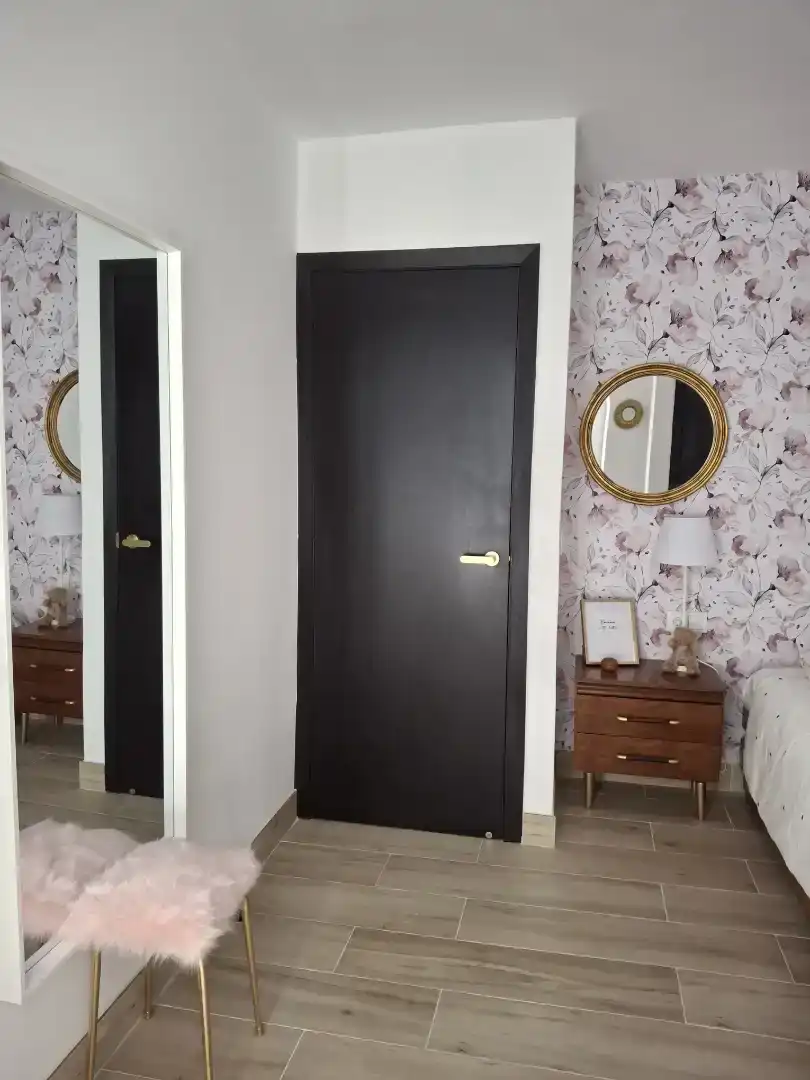 Schlafzimmer von Wohnung zur Miete in Baiona mit Privatgarten