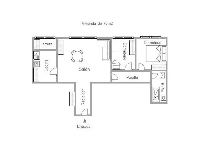 Flat for sale in Chinchilla de Monte-Aragón  with Heating, Terrace and Storage room