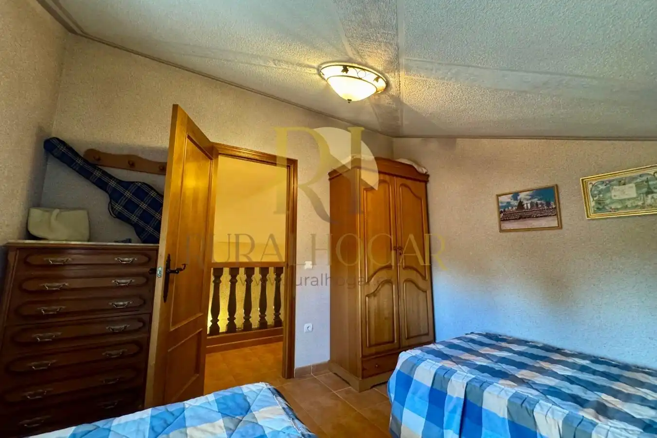 Bedroom of Houses for sale in Molina de Aragón  with Private garden, Parquet flooring and Storage room