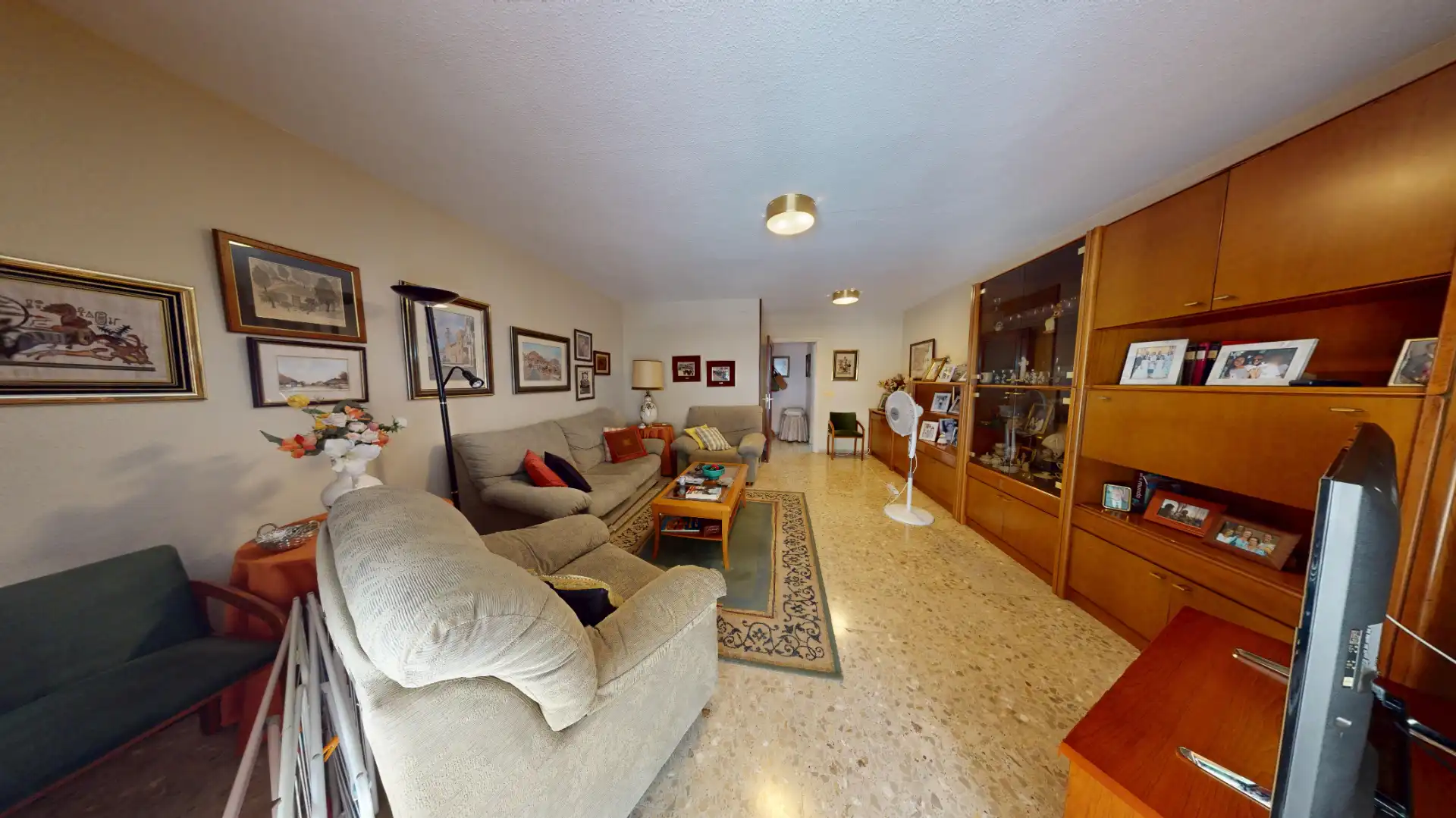 Sala de estar de Casa o chalet en venta en Alicante / Alacant con Aire acondicionado, Jardín privado y Terraza
