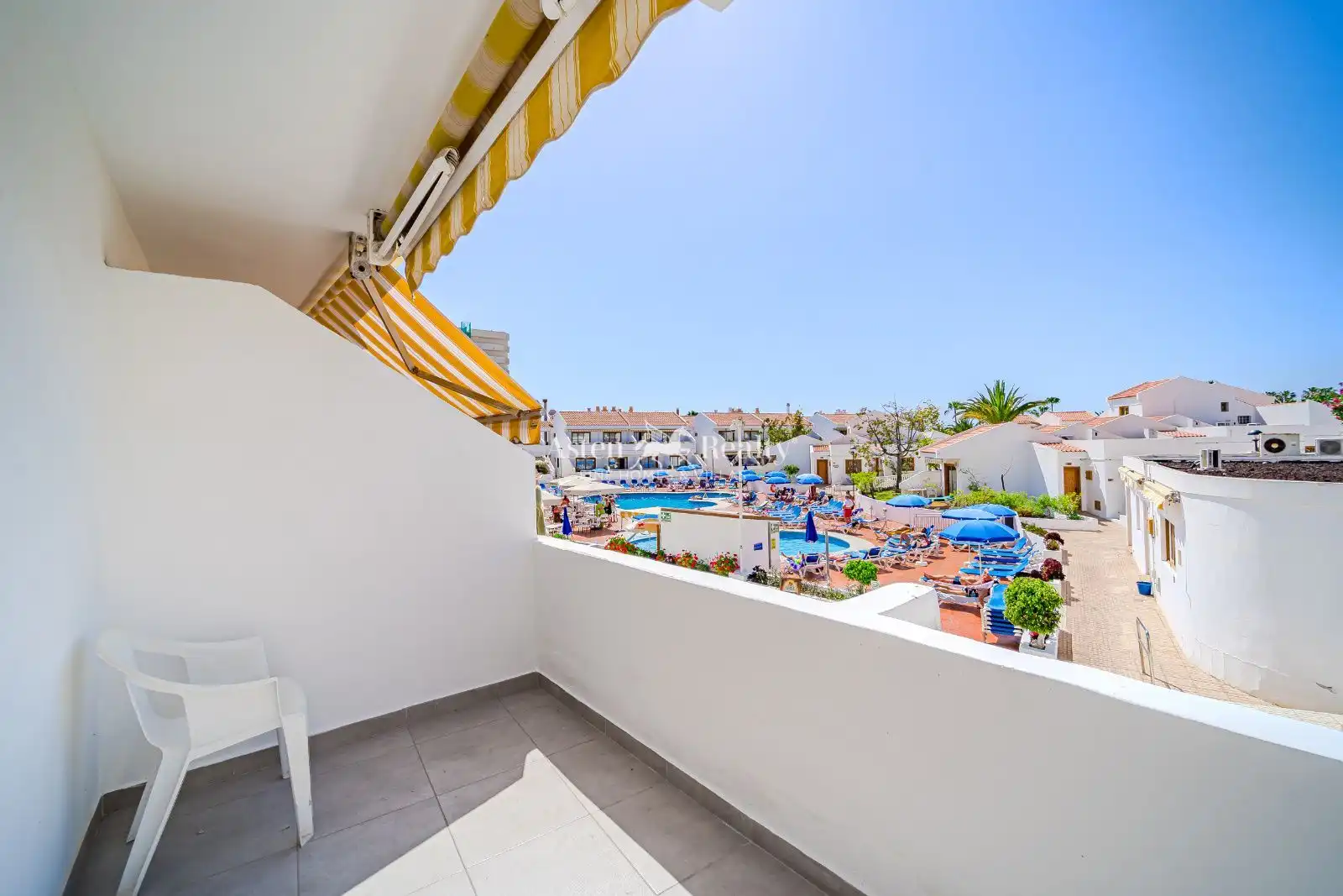 Terrasse von Wohnungen zum Verkauf in Adeje mit Klimaanlage, Terrasse und Schwimmbad