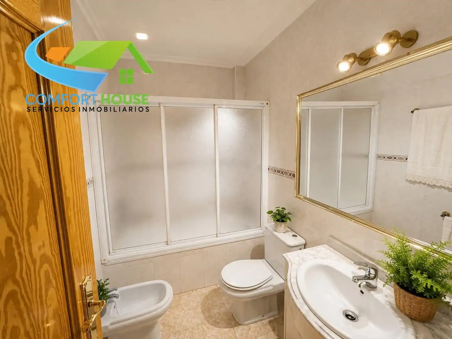 Badezimmer von Haus oder Chalet zum Verkauf in Cartagena mit Klimaanlage