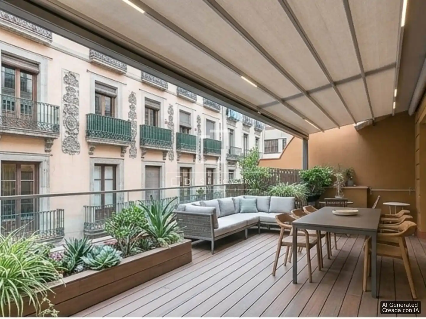 Terraza de Piso en venta en Barcelona con Amueblado y Balcón