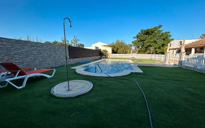 Piscina de Casa o xalet en venda en Aljaraque amb Aire condicionat, Terrassa i Piscina