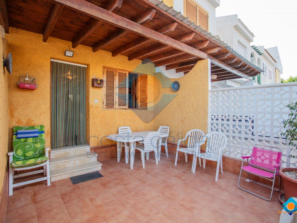 Terrassa de Casa o xalet en venda en Mazarrón amb Aire condicionat, Jardí privat i Terrassa