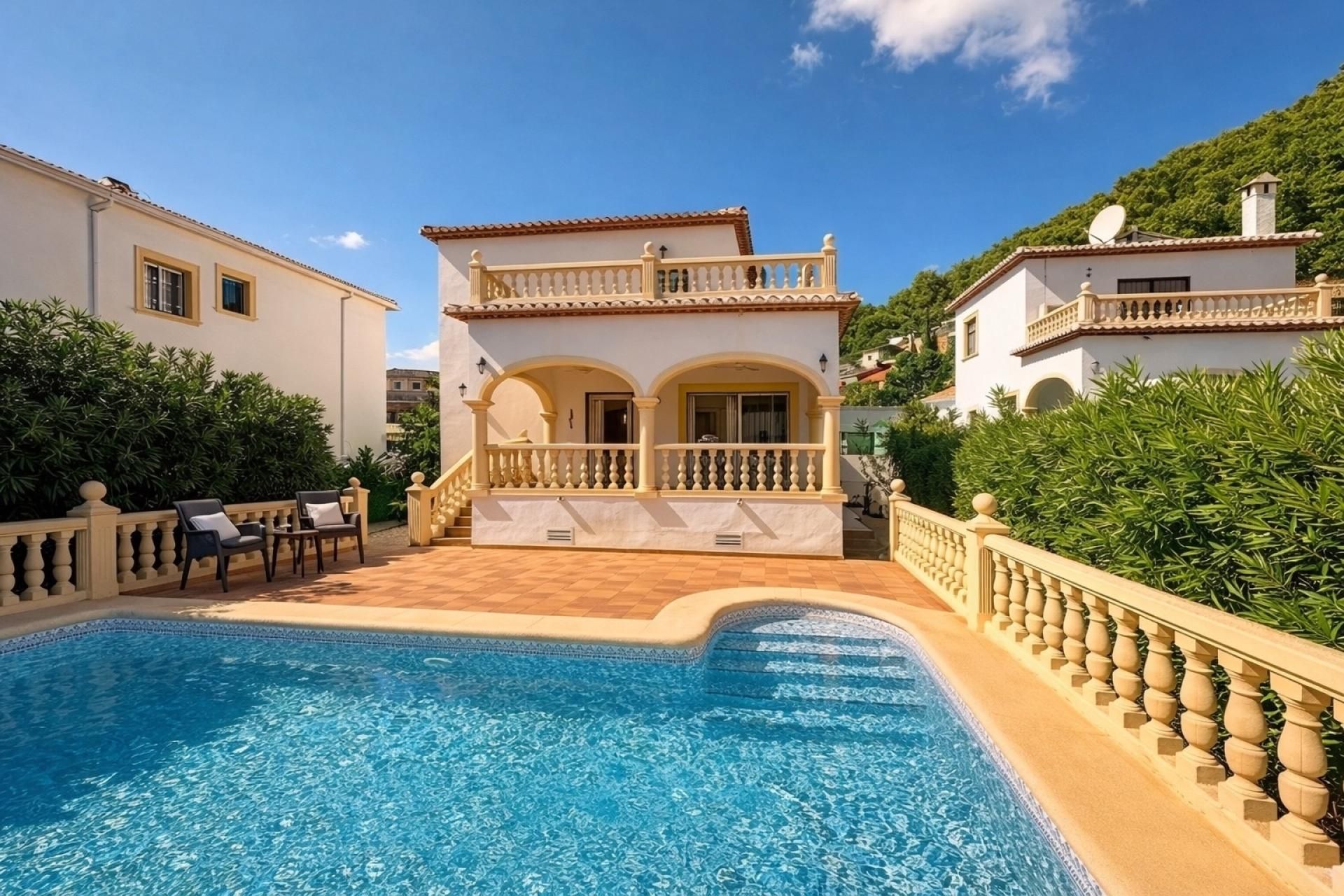 Vista exterior de Casa o chalet en venta en Sagra con Aire acondicionado, Calefacción y Piscina