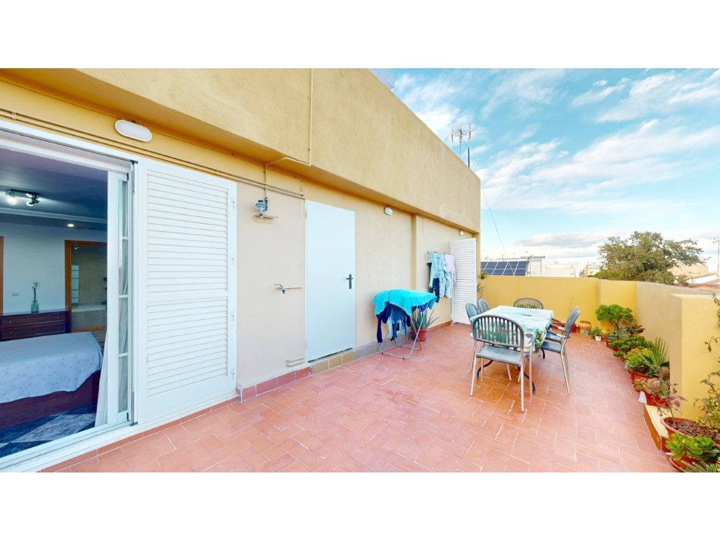 Terrasse von Dachboden zum verkauf in Foios mit Klimaanlage, Terrasse und Ofen