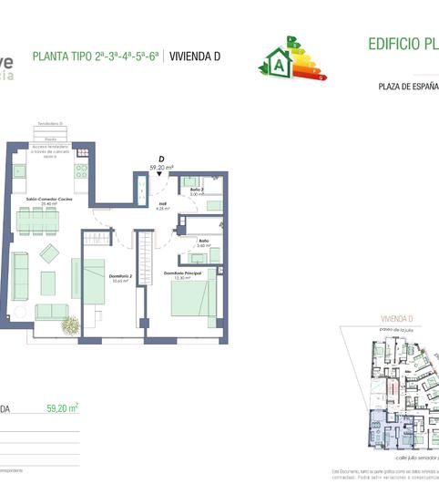 Foto 2 de Pis en venda a Plaza de España, 2, El Carmen - Casas del Hogar, Palencia Capital