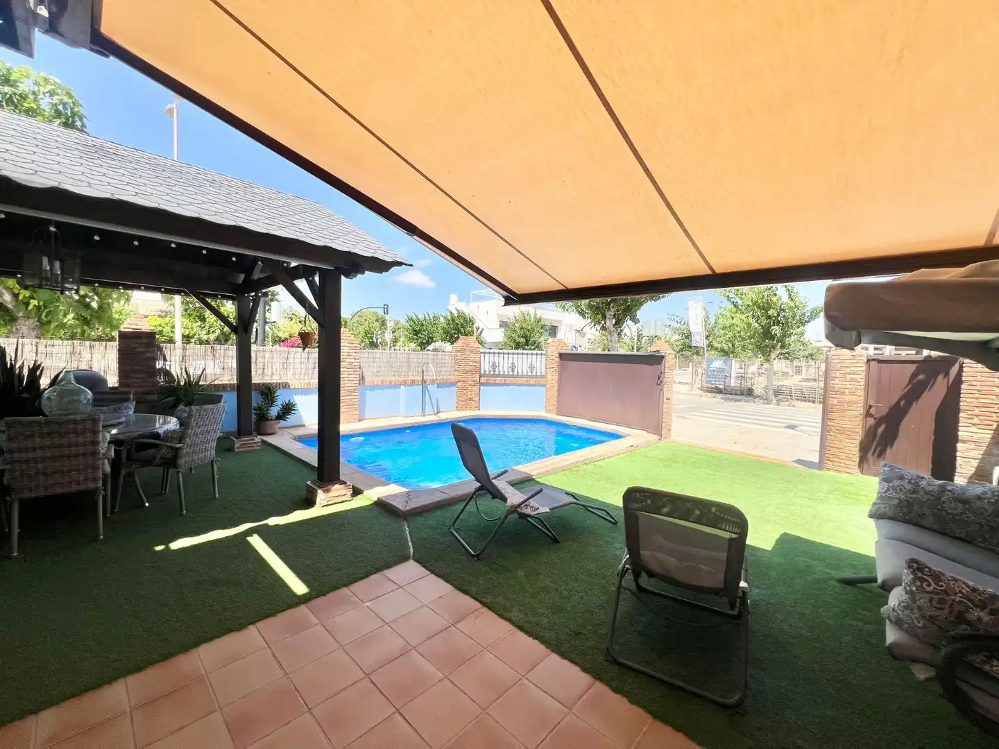 Piscina de Casa o xalet de lloguer en Pilar de la Horadada amb Aire condicionat, Calefacció i Piscina