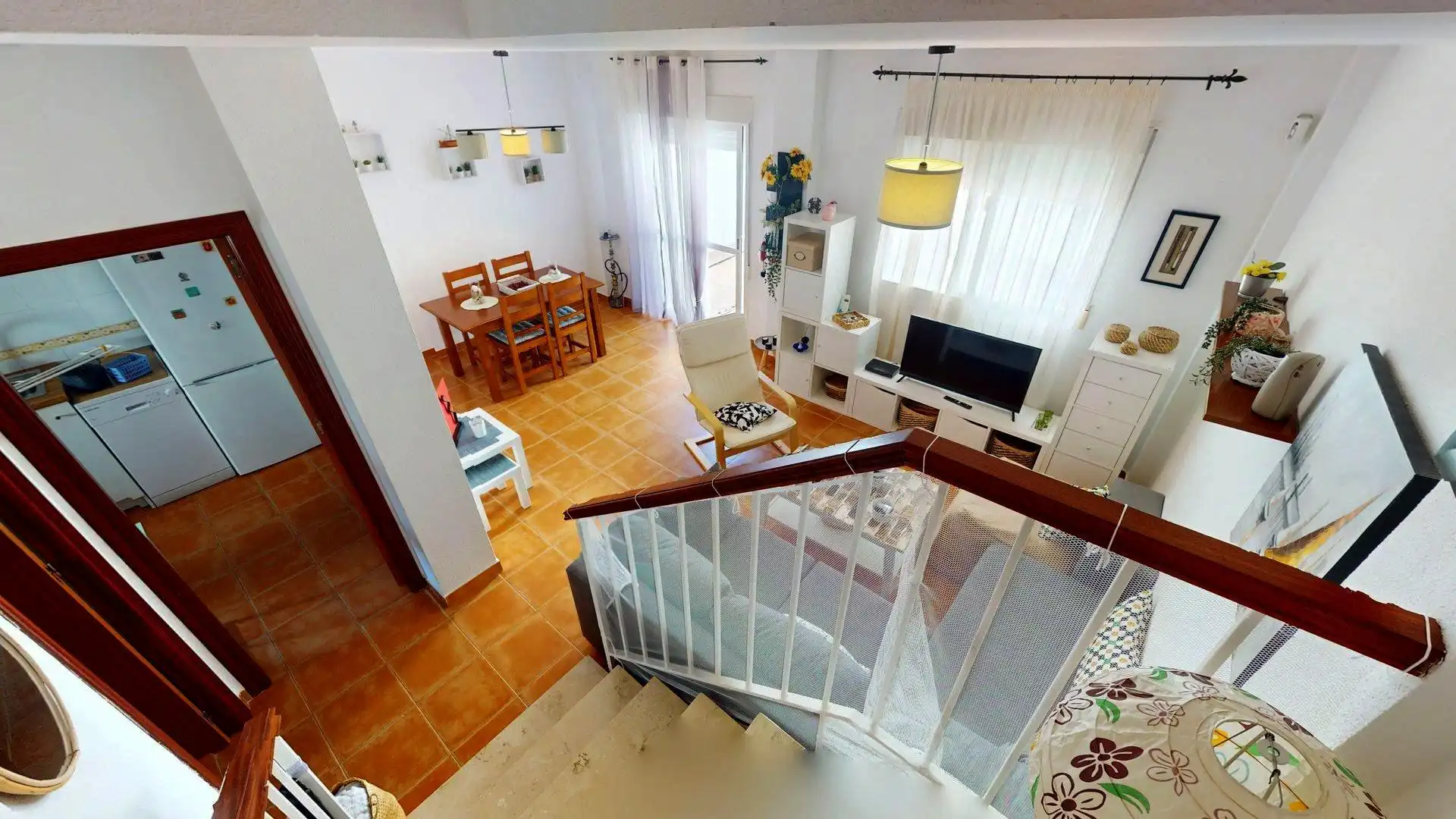 Sala d'estar de Casa adosada en venda en Cartaya amb Aire condicionat, Calefacció i Alarma