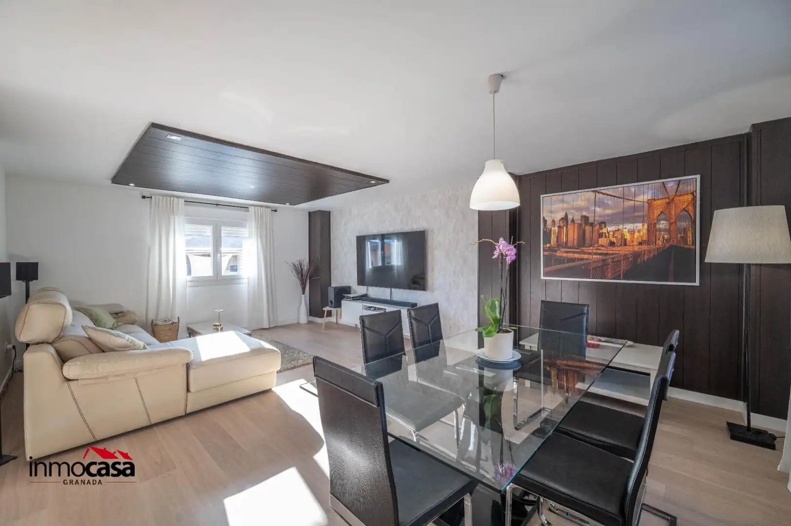 Sala d'estar de Casa adosada en venda en Cúllar Vega
