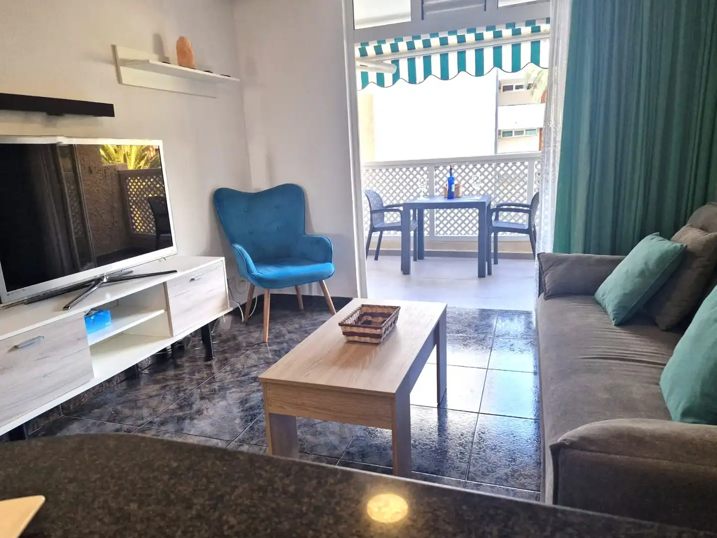 Wohnzimmer von Wohnungen zum Verkauf in San Bartolomé de Tirajana mit Terrasse, Internet und Gemeinschaftspool