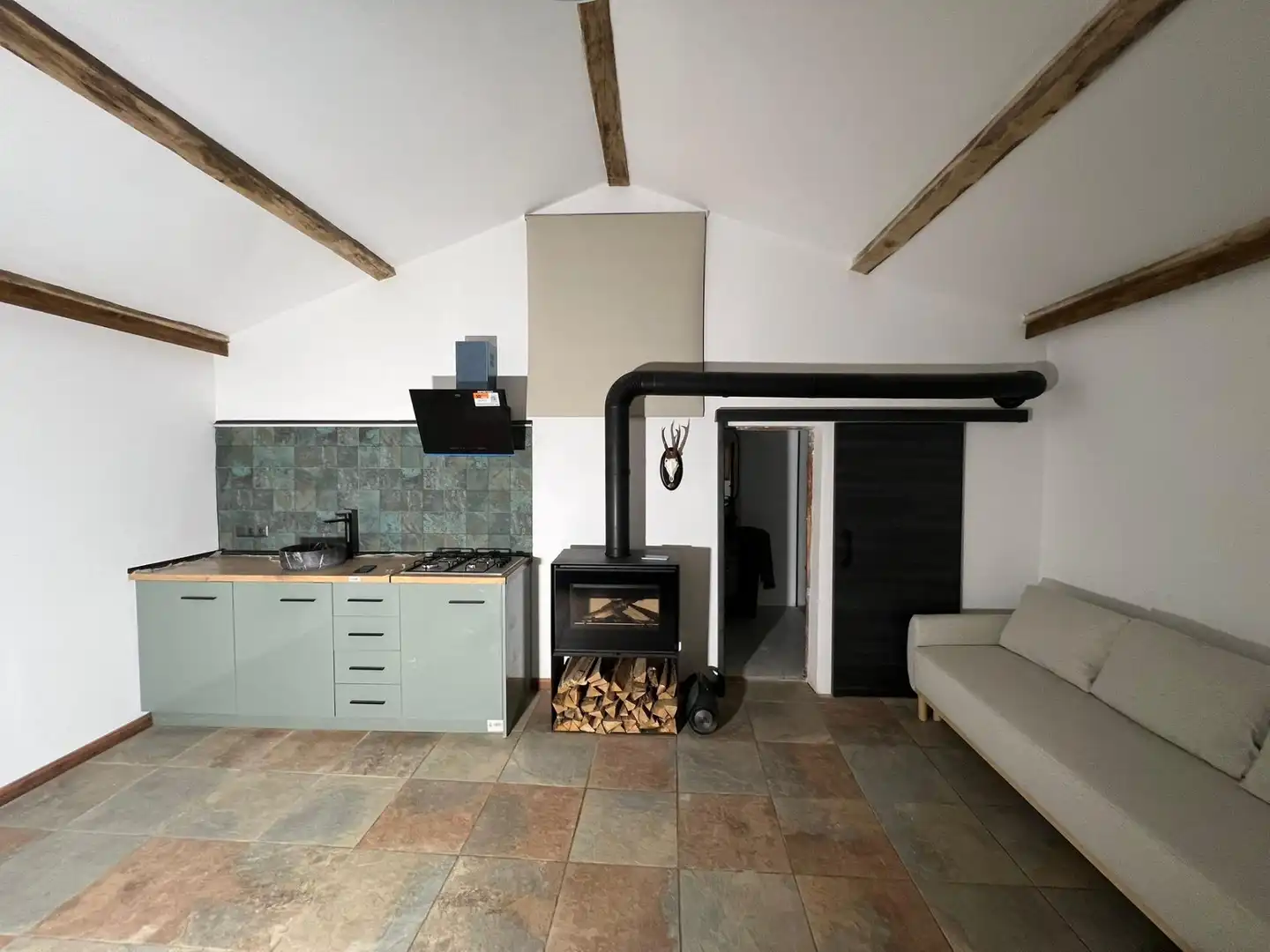 Sala d'estar de Finca rústica en venda en Piloña, Asturias