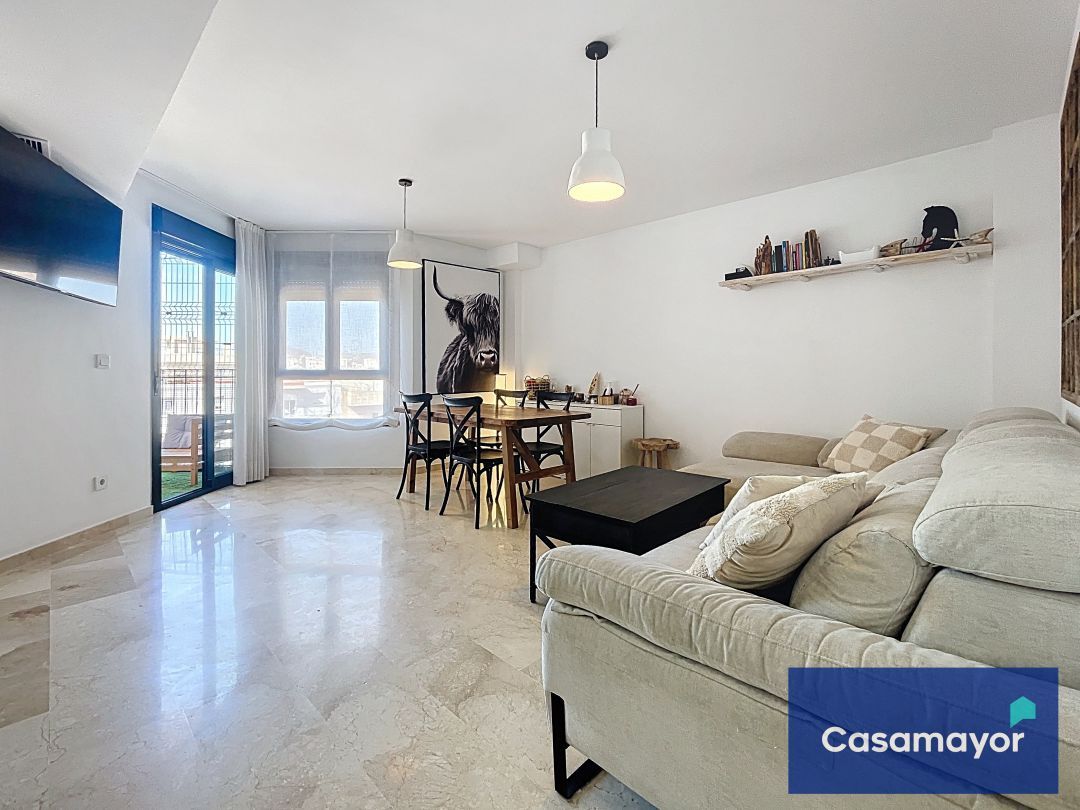Sala de estar de Piso en venta en San Vicente del Raspeig / Sant Vicent del Raspeig con Aire acondicionado, Calefacción y Trastero