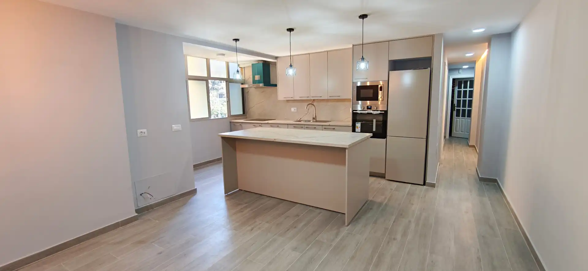 Kitchen of Flat for rent in Santa Cruz de Tenerife  with Oven, Washing machine and Microwave